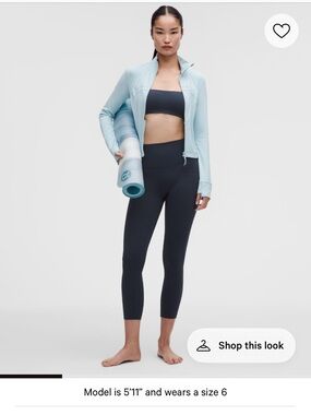 lululemon align no line High-Rise in navy blue 25”